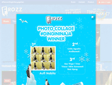 Tablet Screenshot of frozzaholic.com